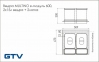 Сегрегатор GTV MULTINO 600 2x15L + 2 піддони PB-91104100B5-A антрацит 0