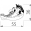 Ручка детская GTV крокодил UM-KID-Q-001 2