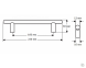 Ручка DR 10A/160 G6 Хром Матовый (Алюминий) ДС ОптимаЛайн 0