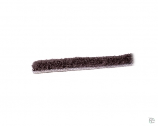 Щетка коричневая пылезащитная с клейким основанием для профиля ДС СтандартЛайн