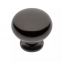 Ручка кнопка GTV BERGAMO чорний хром GS-BERGA-1-12